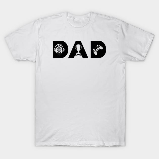 gamer dad - fathers day T-Shirt by The Tee Tree